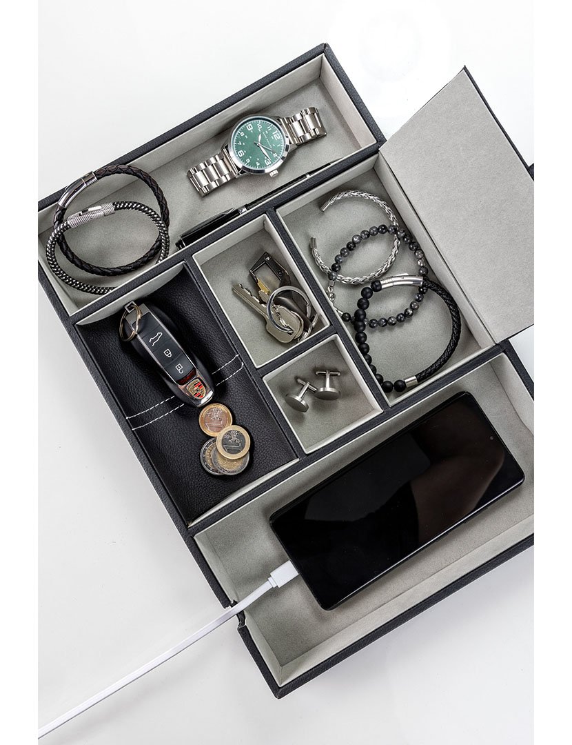 Bandeja para Acessórios Zaragoza Castanho