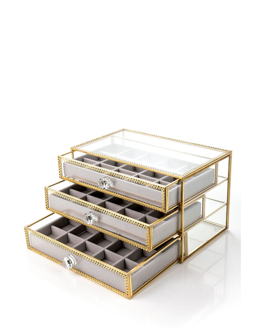 Caixa para Jóias Duisburg Dourado