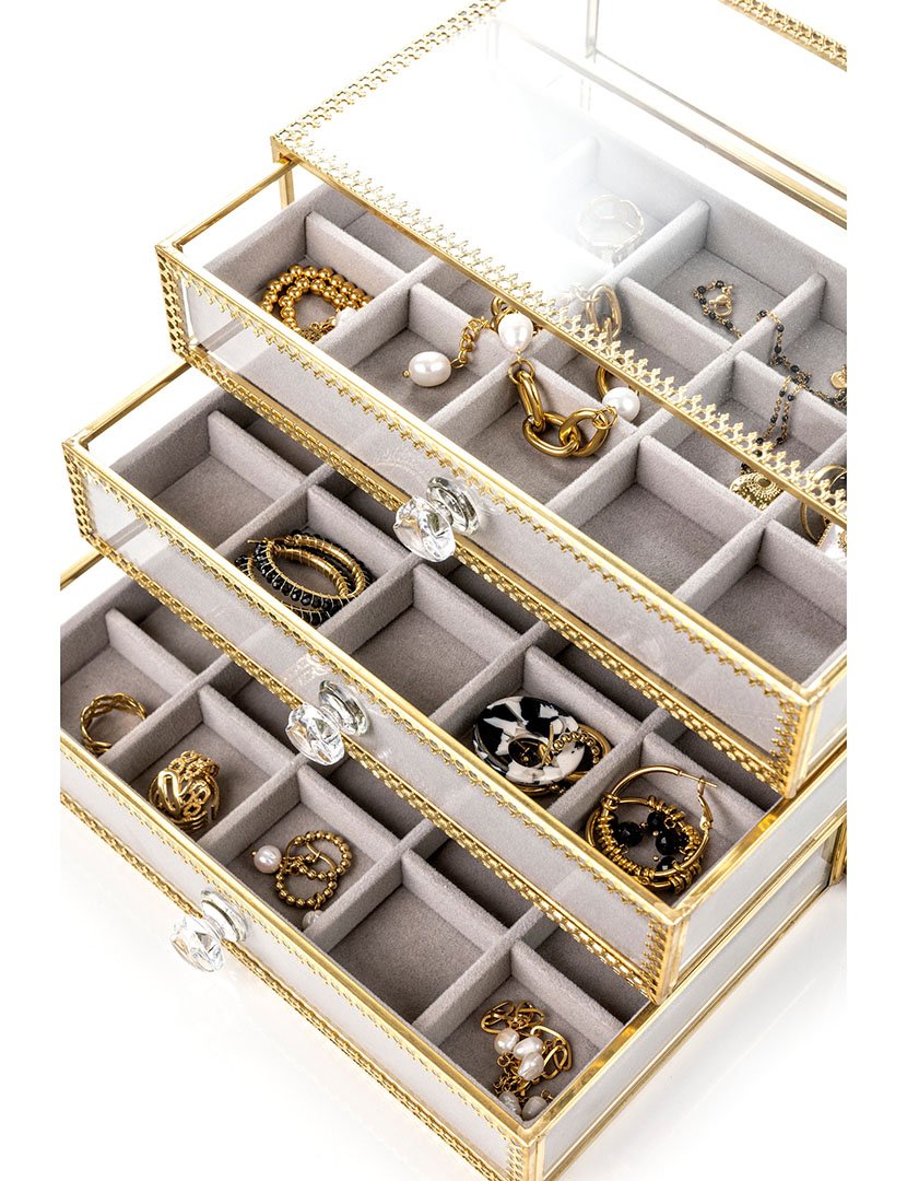 Caixa para Jóias Duisburg Dourado