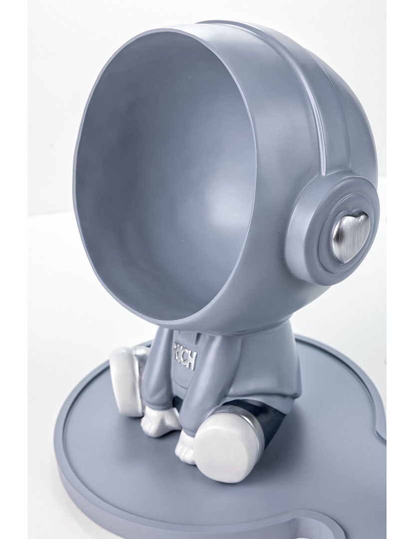 Bandeja para Acessórios Edinburgh Cinzento e Branco