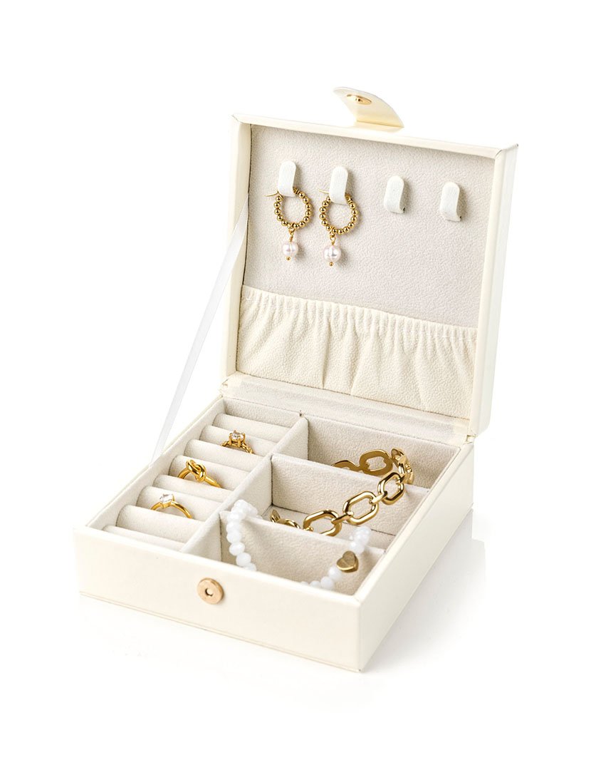 Caixa para Jóias Valletta Branco