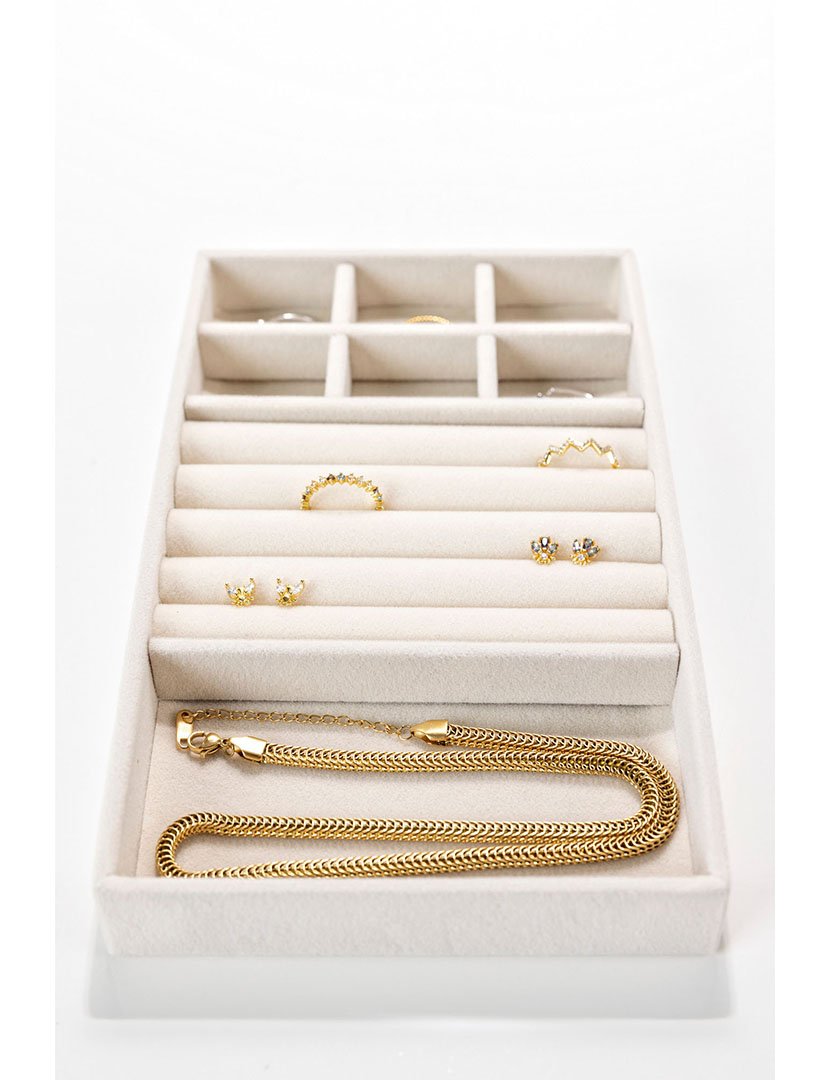 Bandeja para Jóias Interlaken Bege