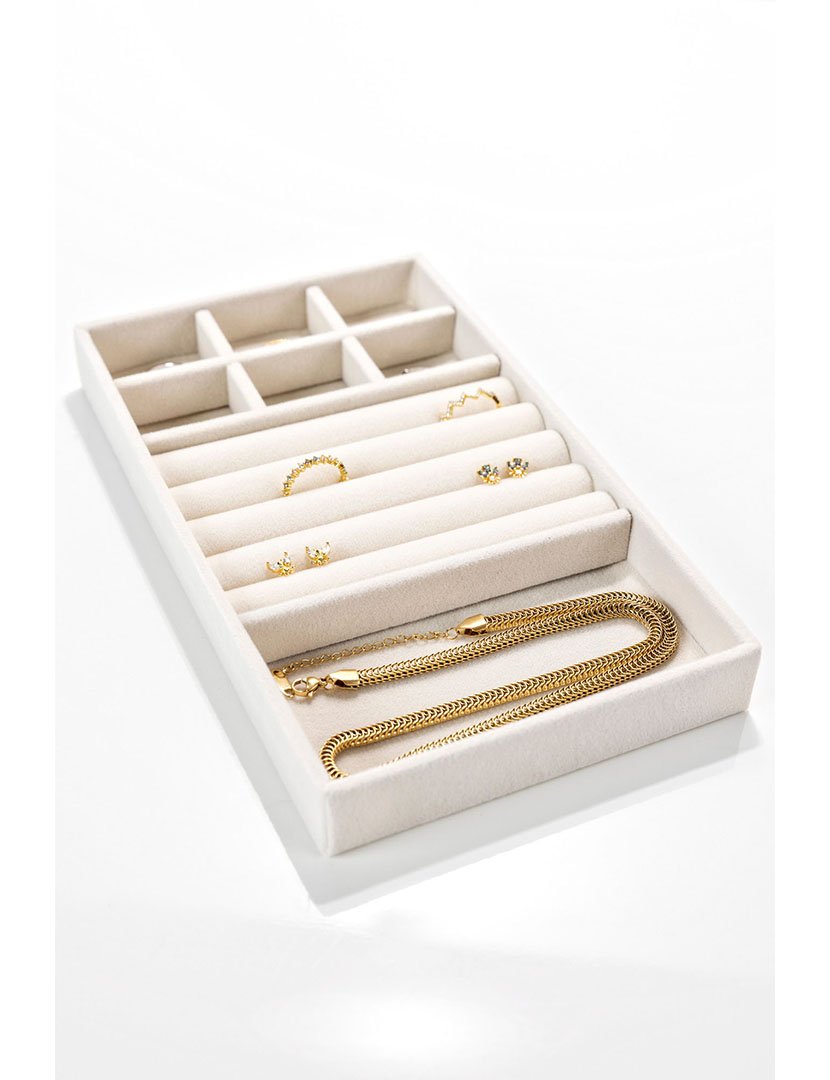 Bandeja para Jóias Interlaken Bege