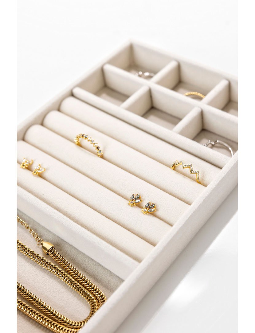 Bandeja para Jóias Interlaken Bege