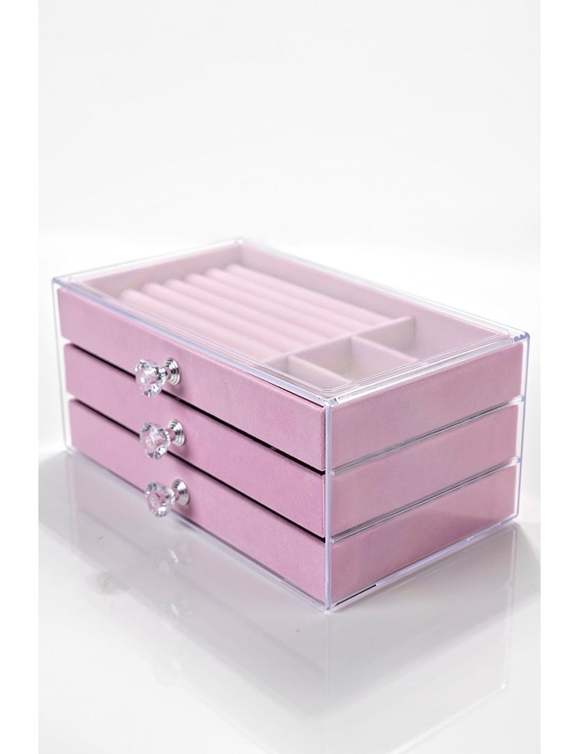 Caixa para Jóias Brussels Rosa