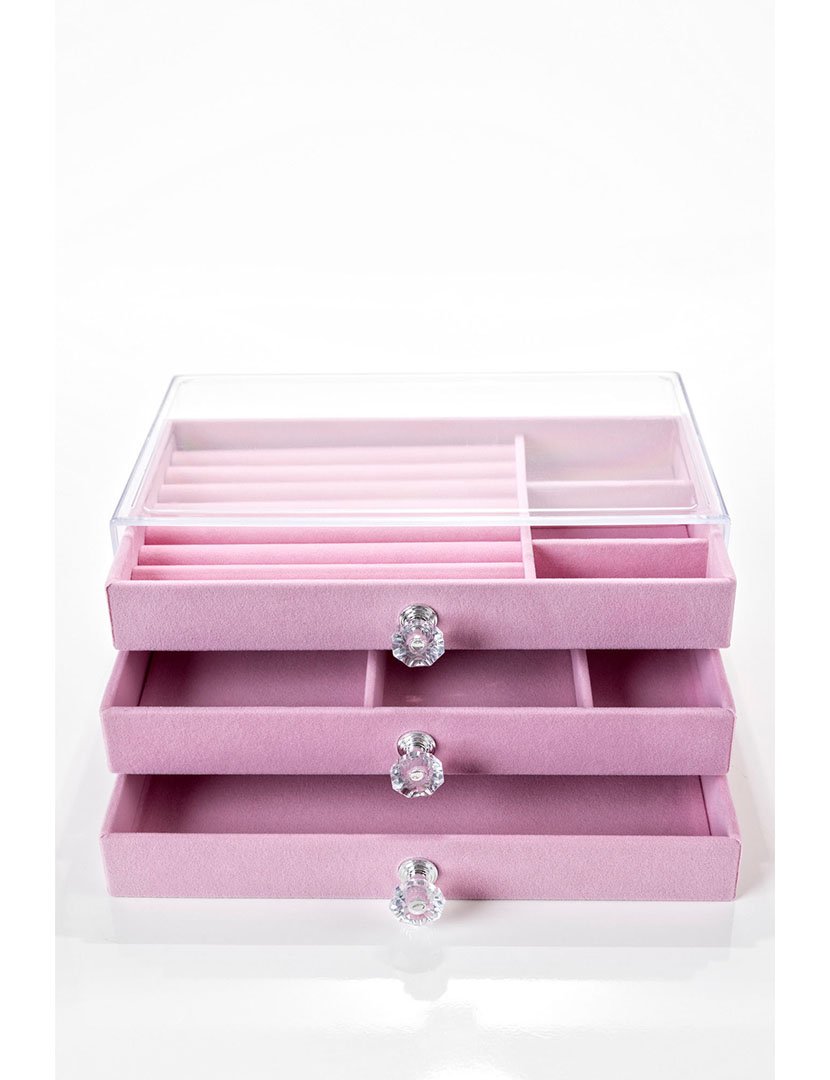 Caixa para Jóias Brussels Rosa