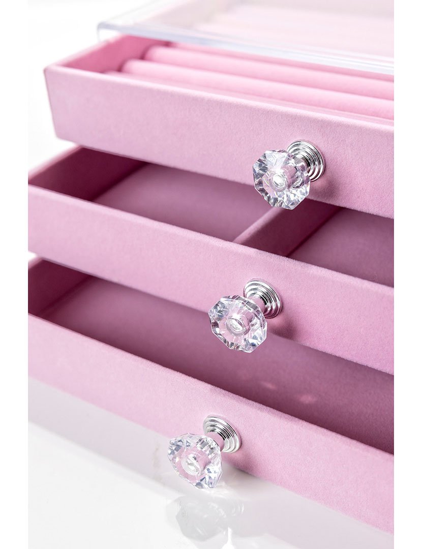 Caixa para Jóias Brussels Rosa