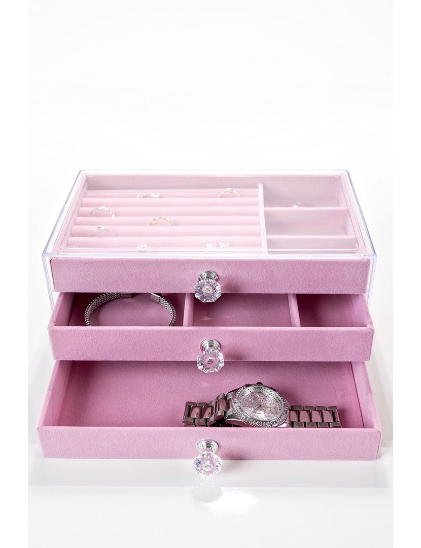 Caixa para Jóias Brussels Rosa