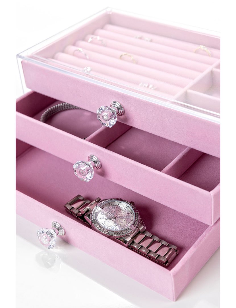 Caixa para Jóias Brussels Rosa
