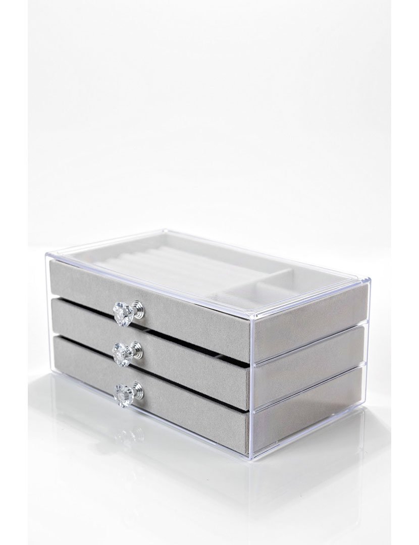 Caixa para Jóias Brussels Cinzento