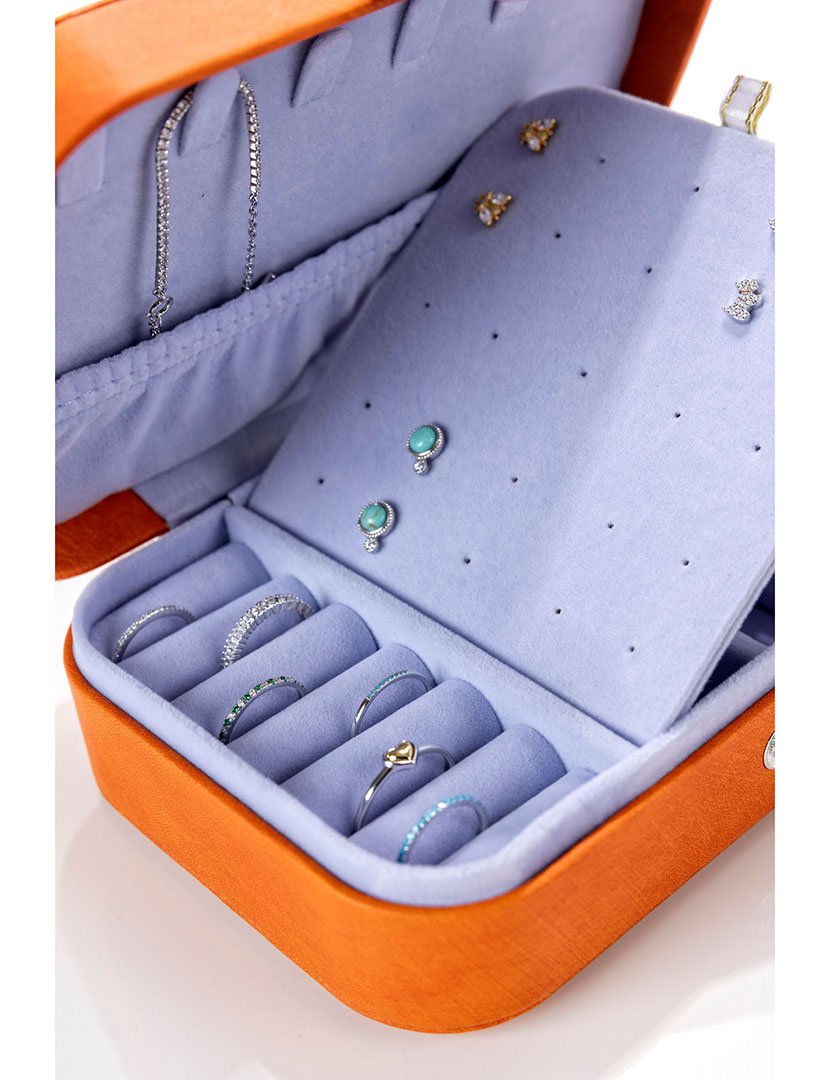 Caixa para Jóias Saint-Tropez Laranja