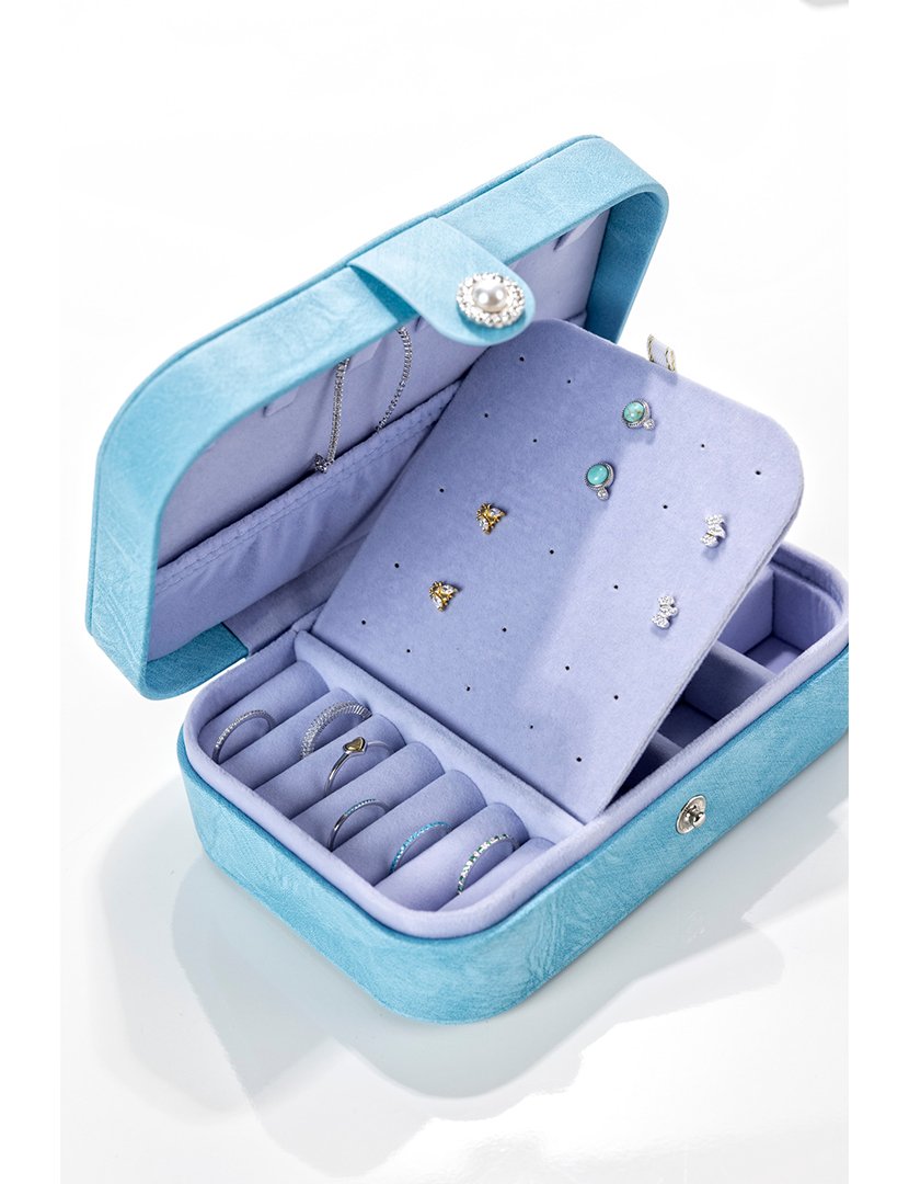 Caixa para Jóias Saint-Tropez Azul