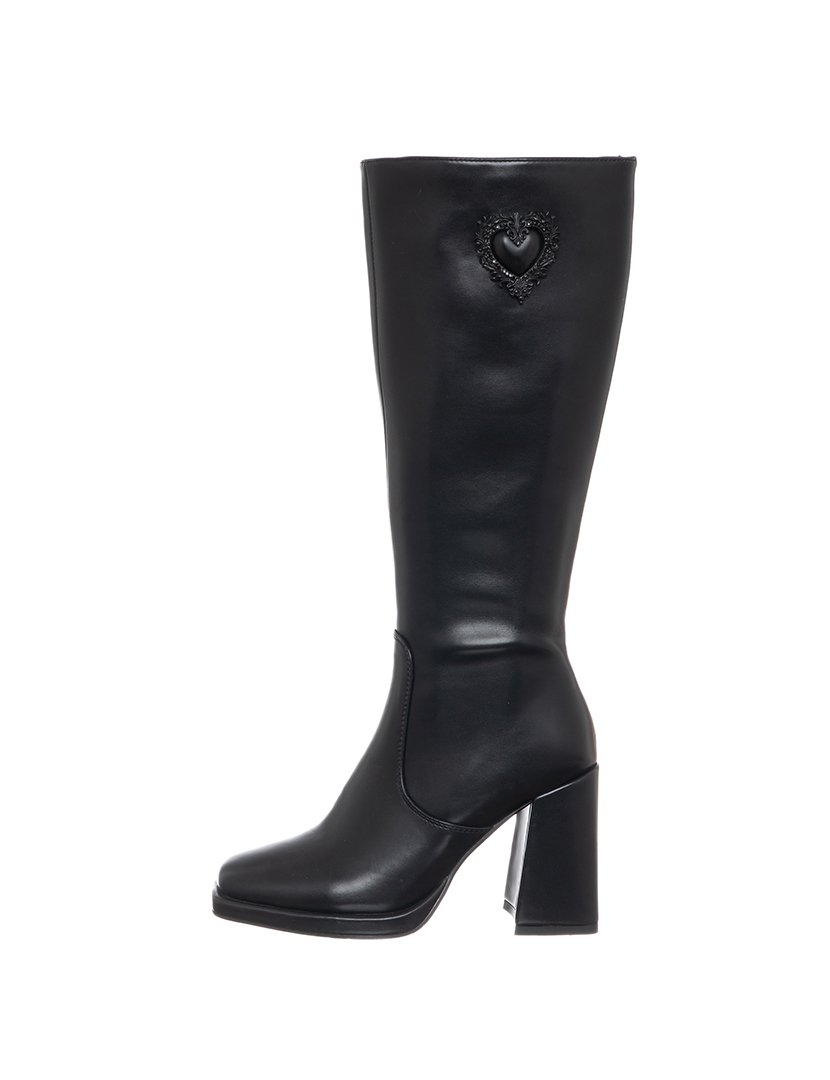 Botas Cano Alto Senhora Preto