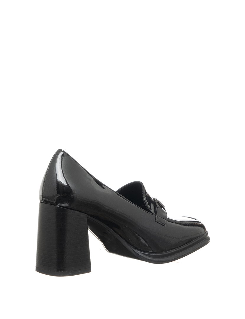 Mocassins com Salto Senhora Preto
