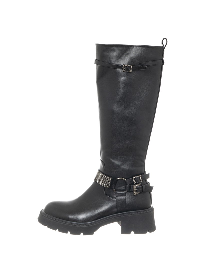 Botas Cano Alto Senhora Preto