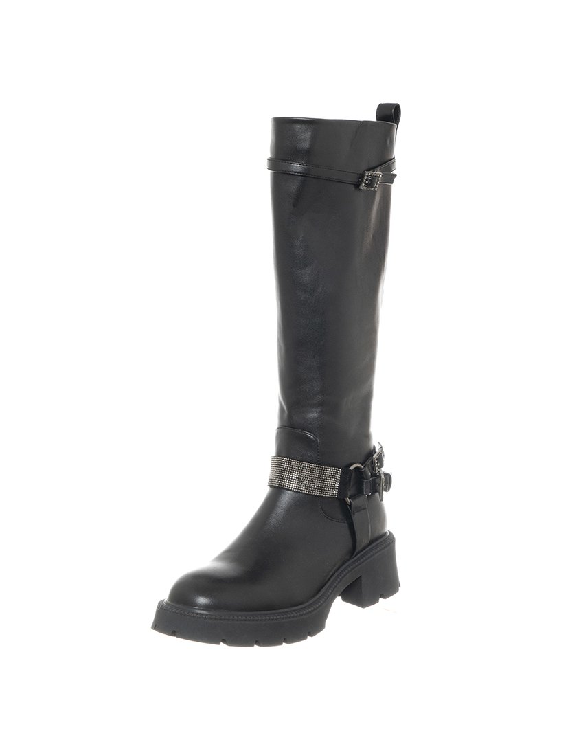 Botas Cano Alto Senhora Preto