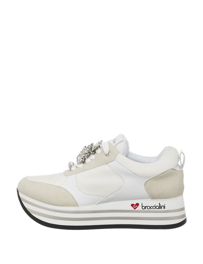 Ténis Senhora Branco e Bege