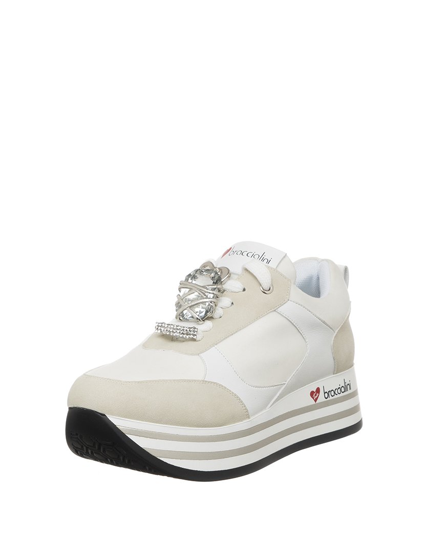 Ténis Senhora Branco e Bege