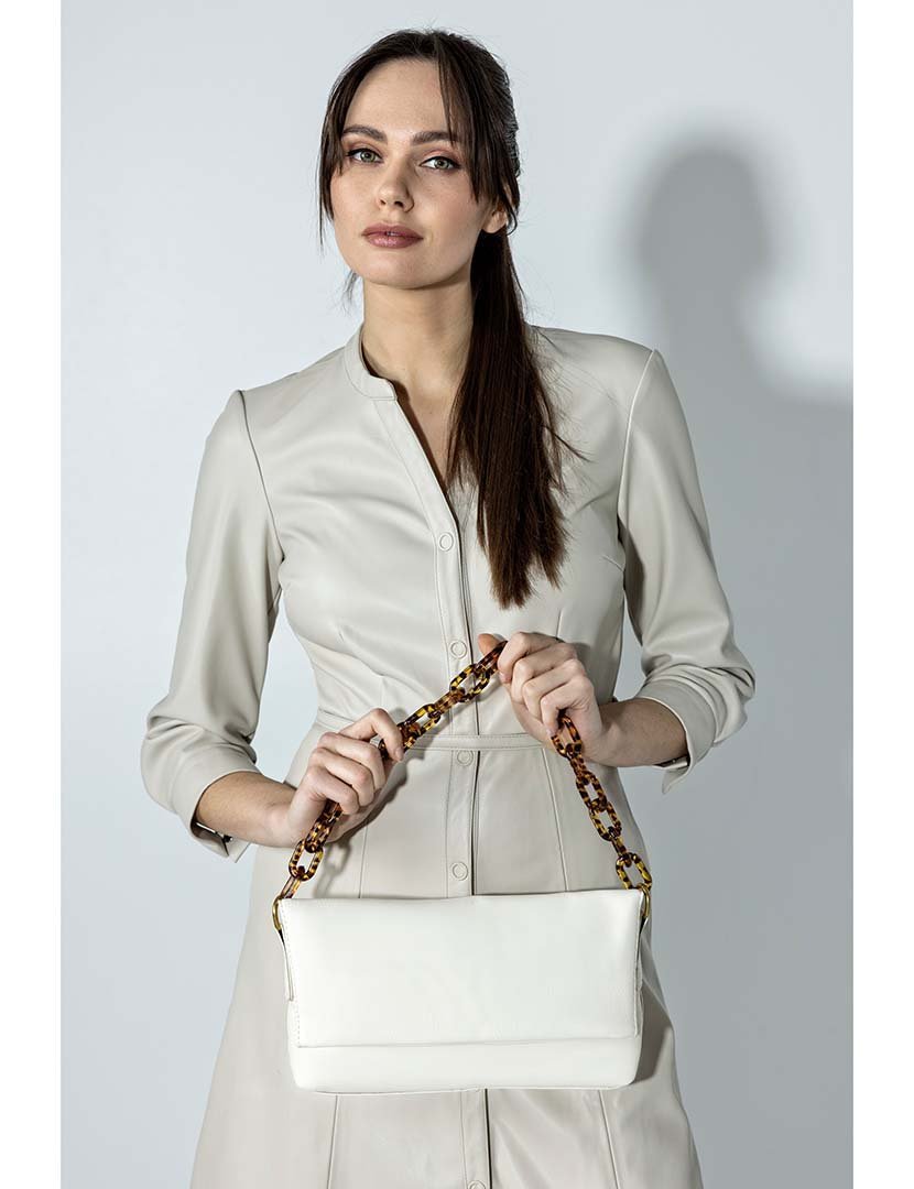 Mala de Ombro Branco