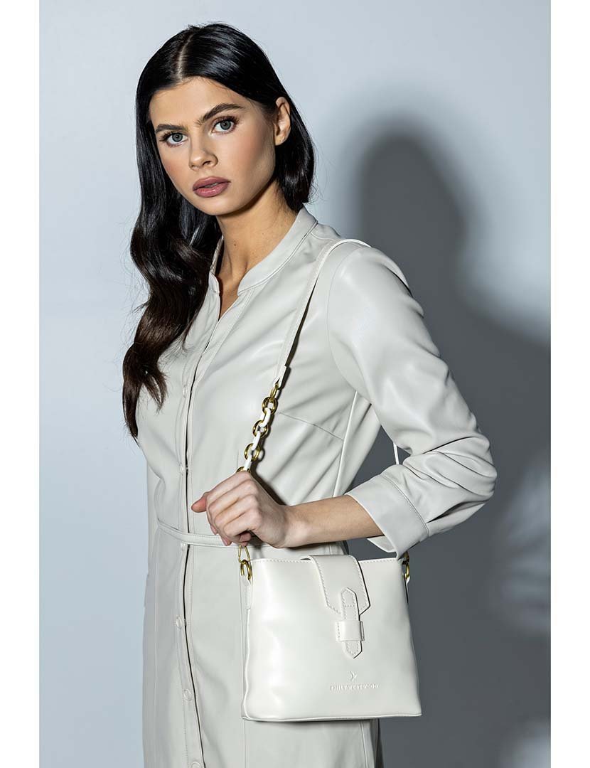 Mala de Ombro Branco