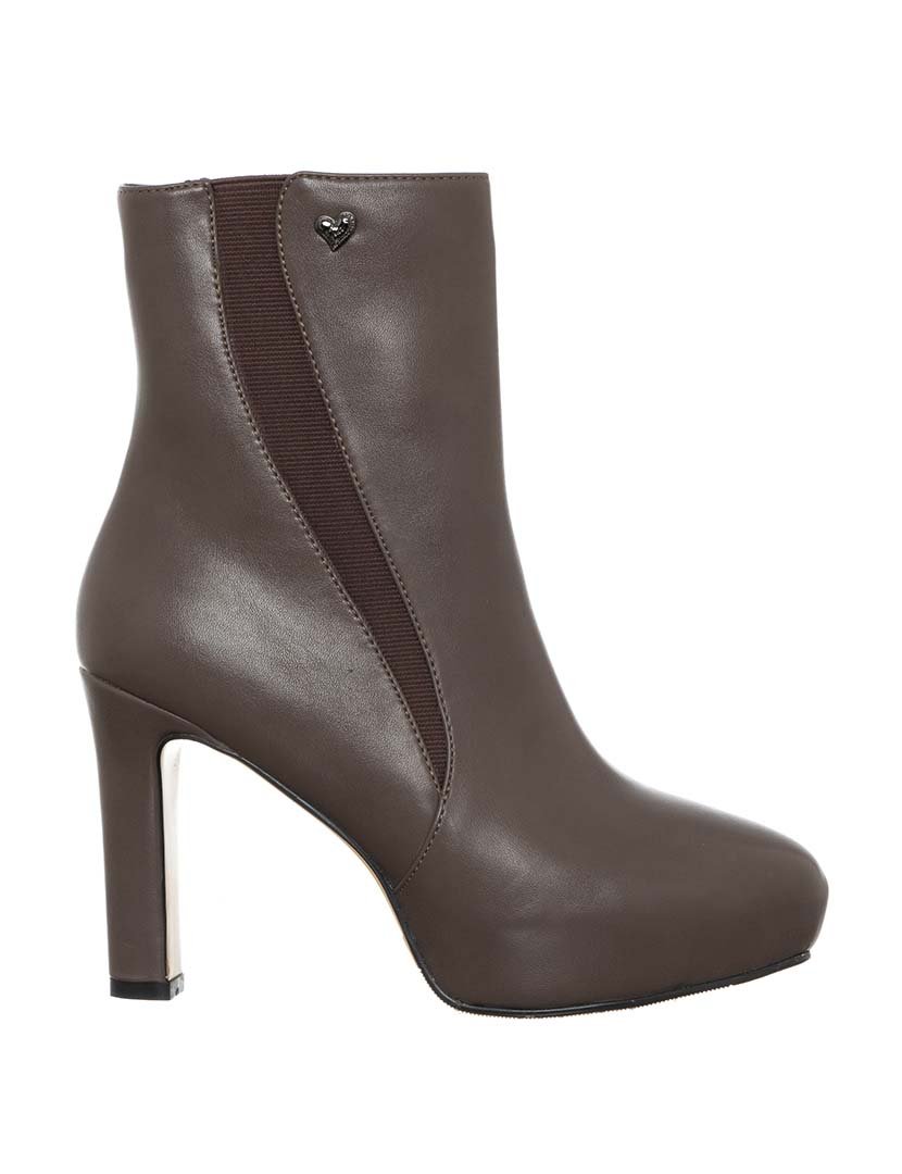 Botins com Salto Senhora Cinzento