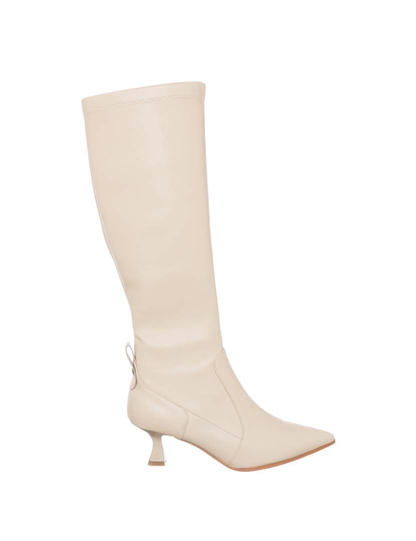 Botas Cano Alto Senhora Bege