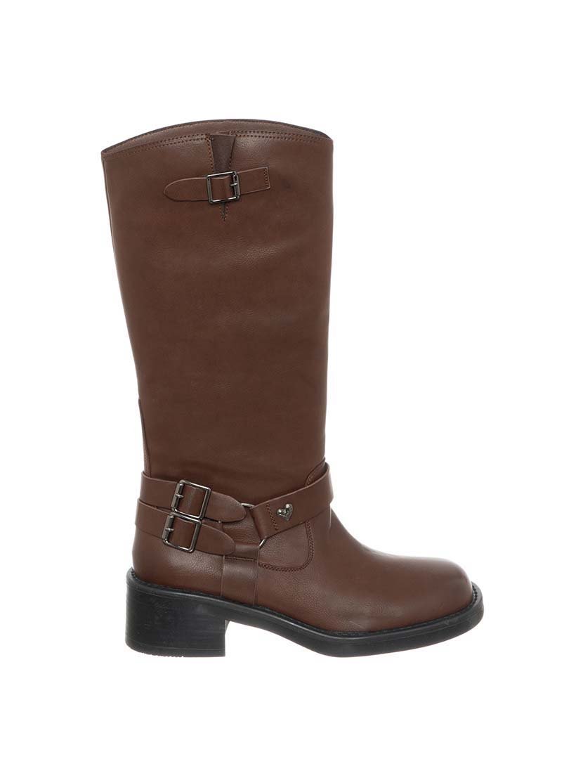 Botas Cano Alto Senhora Castanho