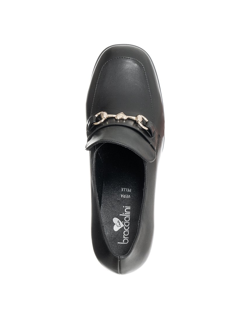 Sapatos com Salto Senhora Preto e Dourado