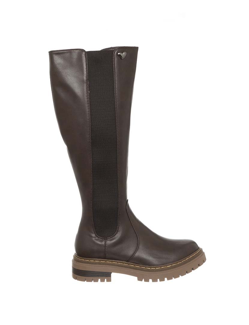 Botas Cano Alto Senhora Castanho