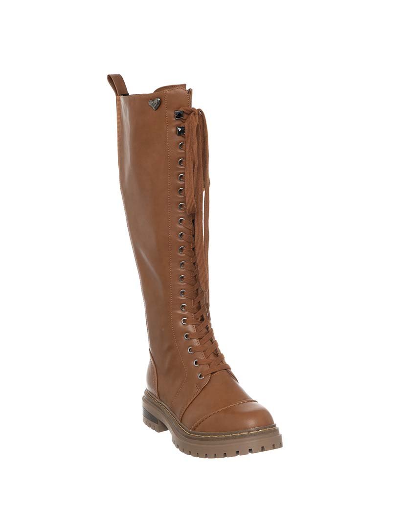 Botas Cano Alto Senhora Castanho