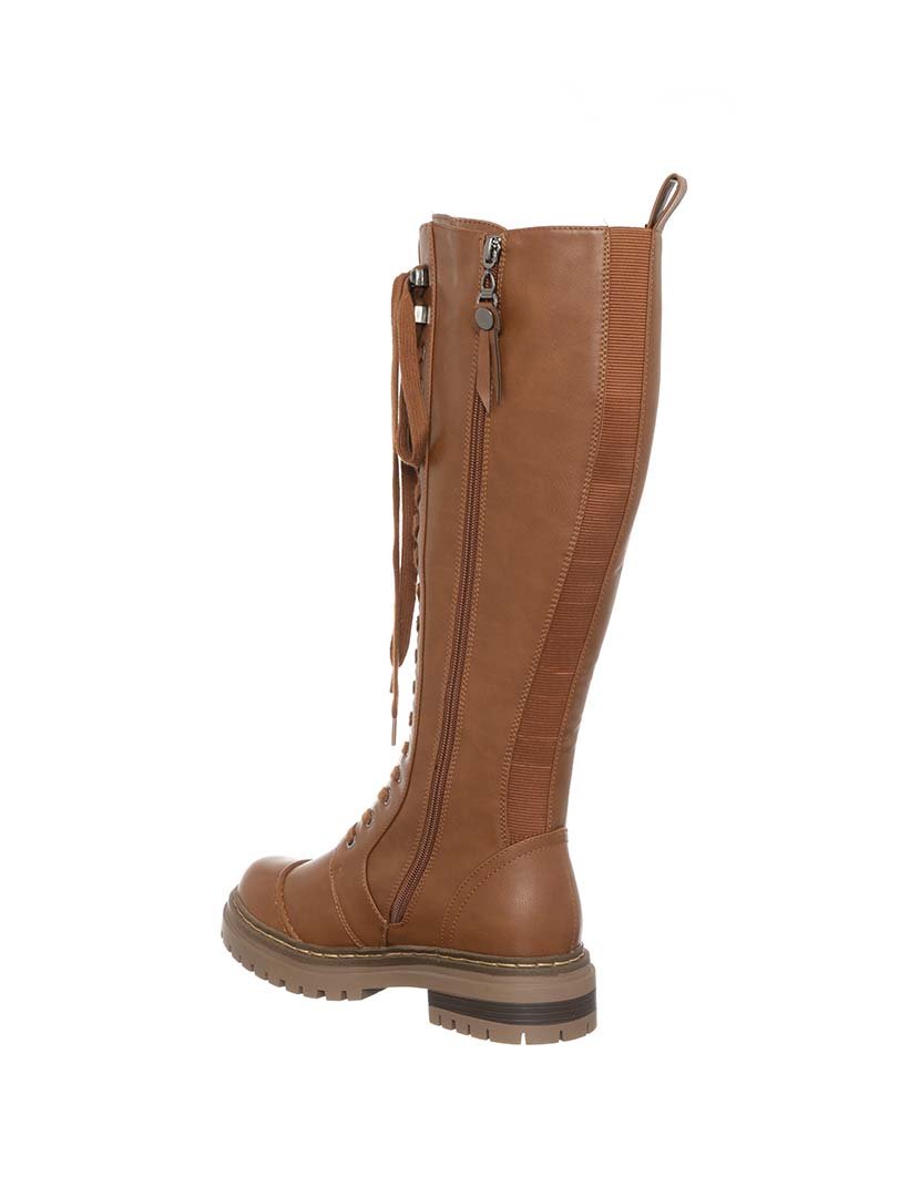 Botas Cano Alto Senhora Castanho