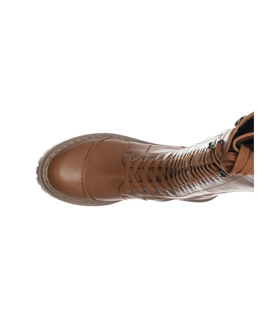 Botas Cano Alto Senhora Castanho