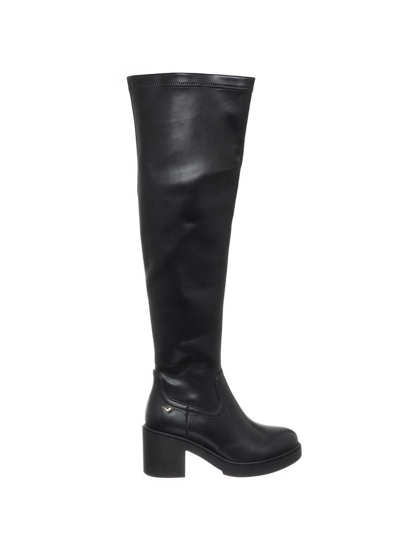 Botas Cano Alto Senhora Preto