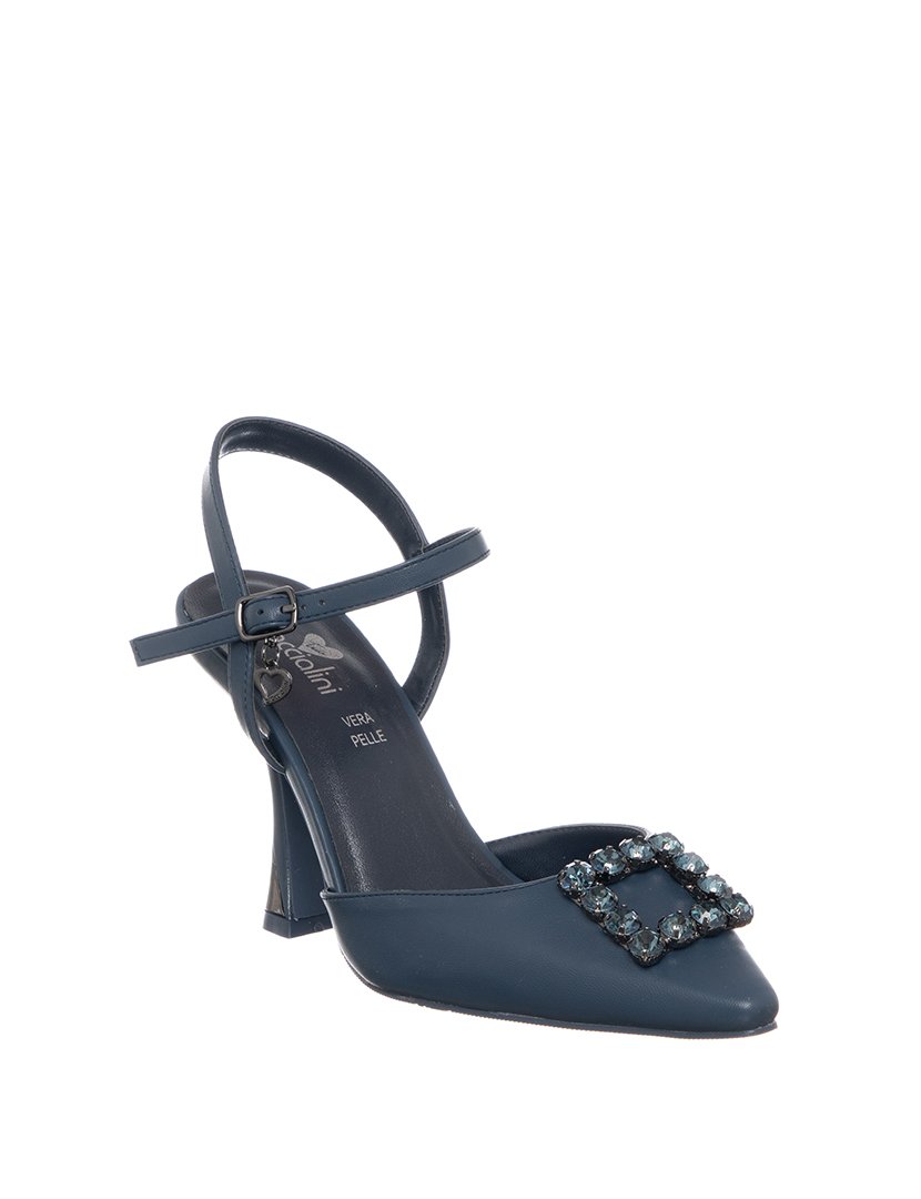 Sandálias com Salto Senhora Azul