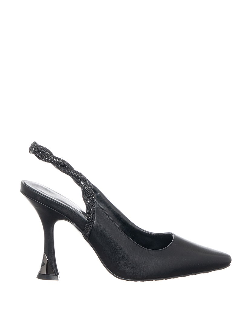 Sandálias com Salto Chanel Senhora Preto