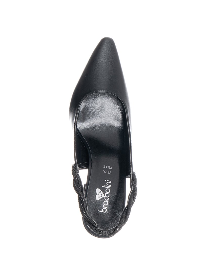 Sandálias com Salto Chanel Senhora Preto