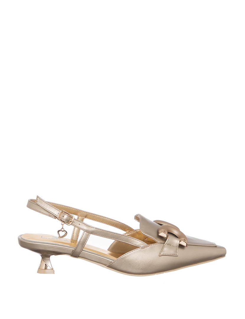 Sandálias com Salto Senhora Dourado