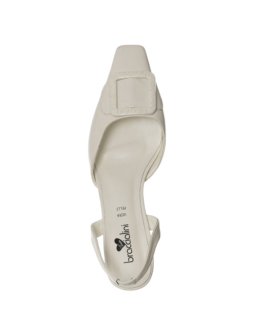 Sandálias com Salto Chanel Senhora Branco