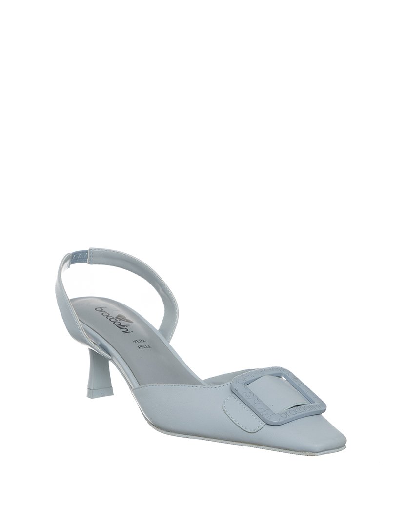 Sandálias com Salto Chanel Senhora Azul