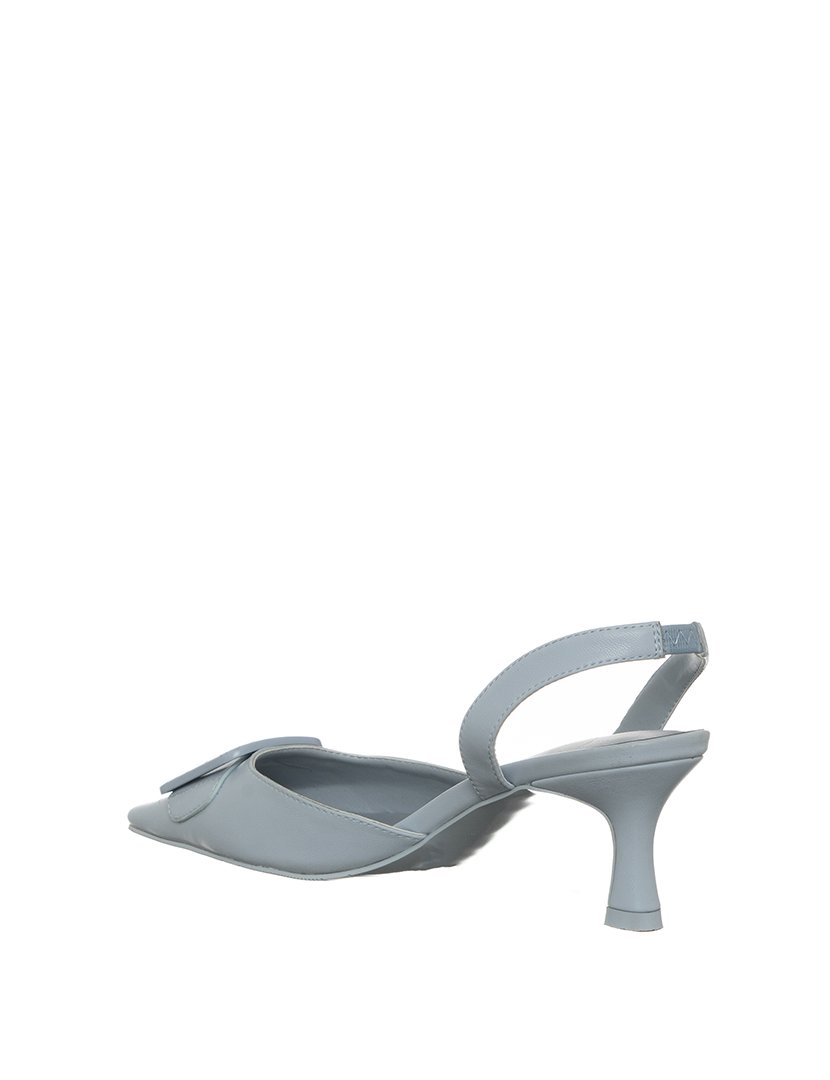 Sandálias com Salto Chanel Senhora Azul