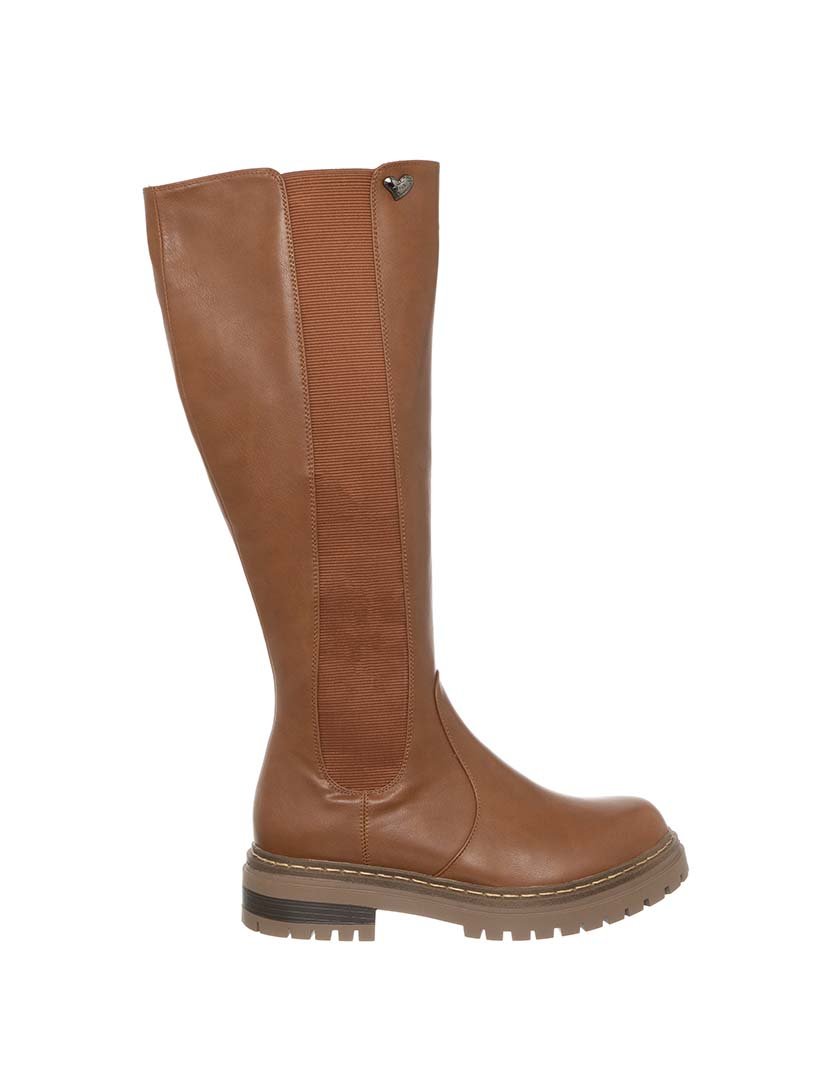 Botas Cano Alto Senhora Castanho