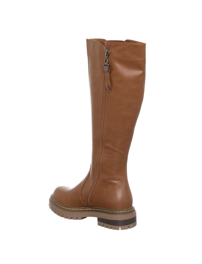 Botas Cano Alto Senhora Castanho