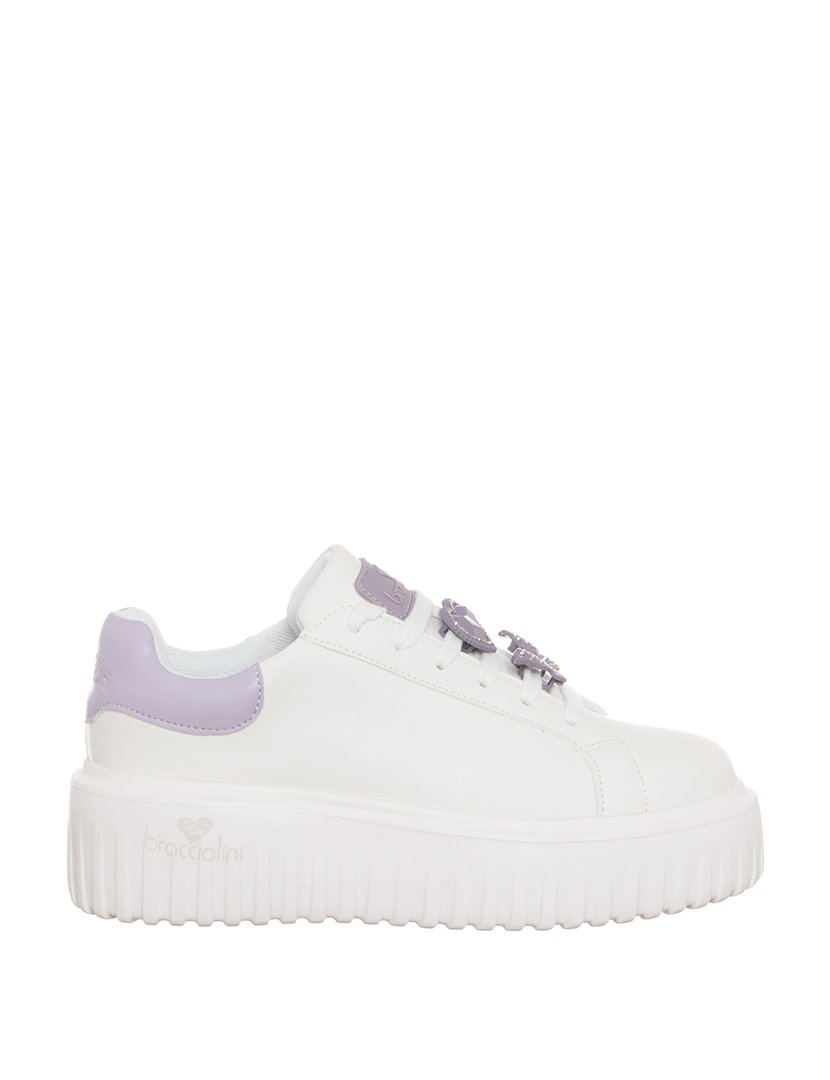 Ténis Senhora Branco e Roxo