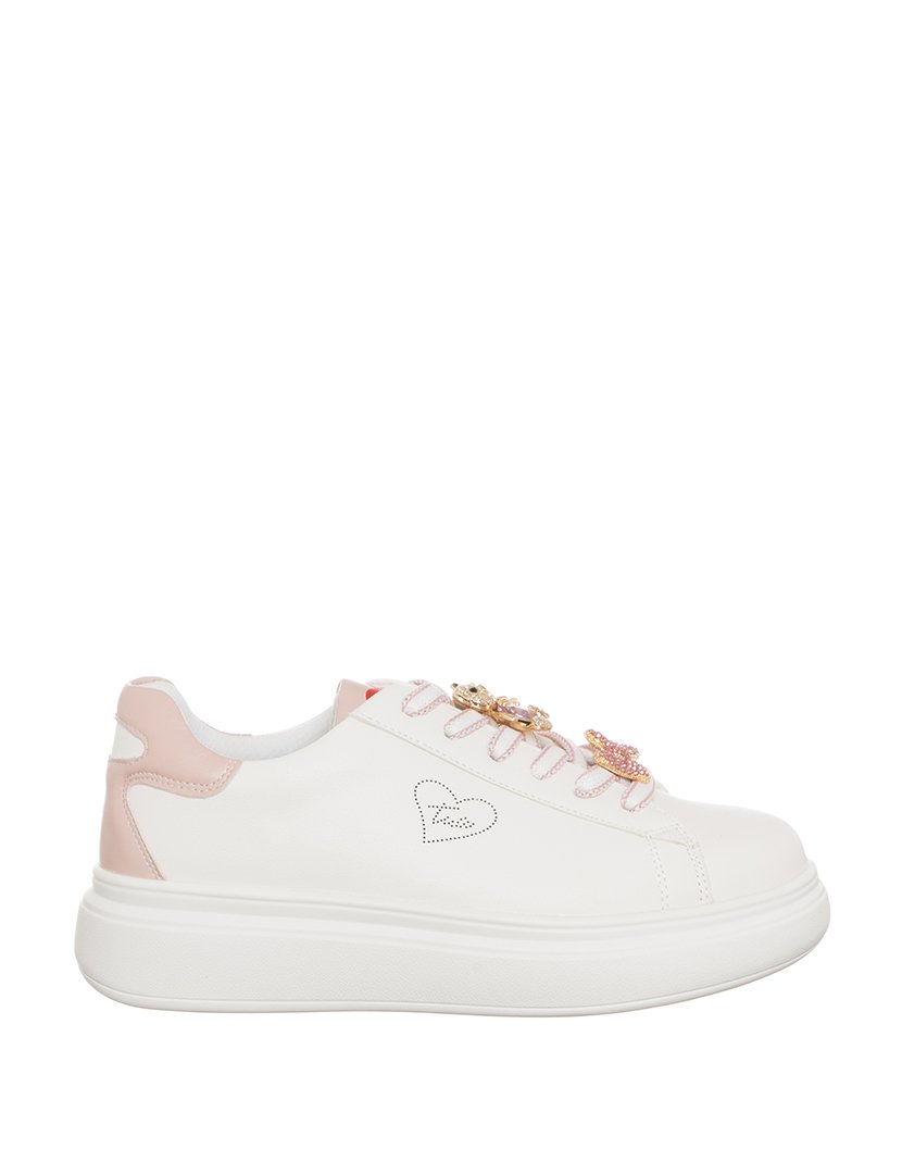 Ténis Senhora Branco e Rosa