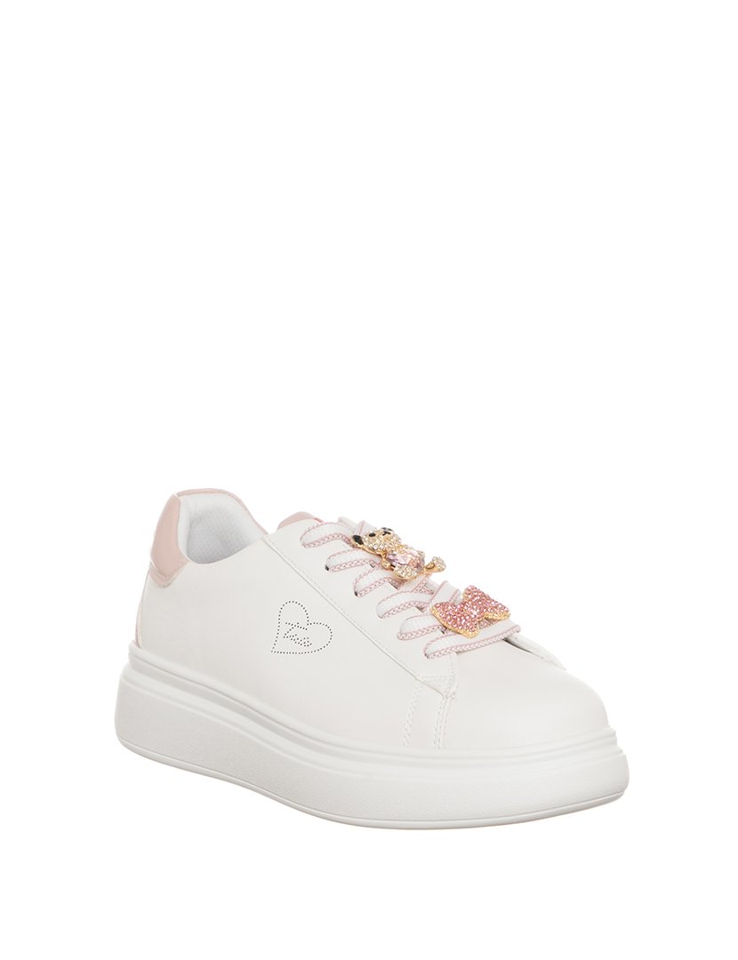 Ténis Senhora Branco e Rosa