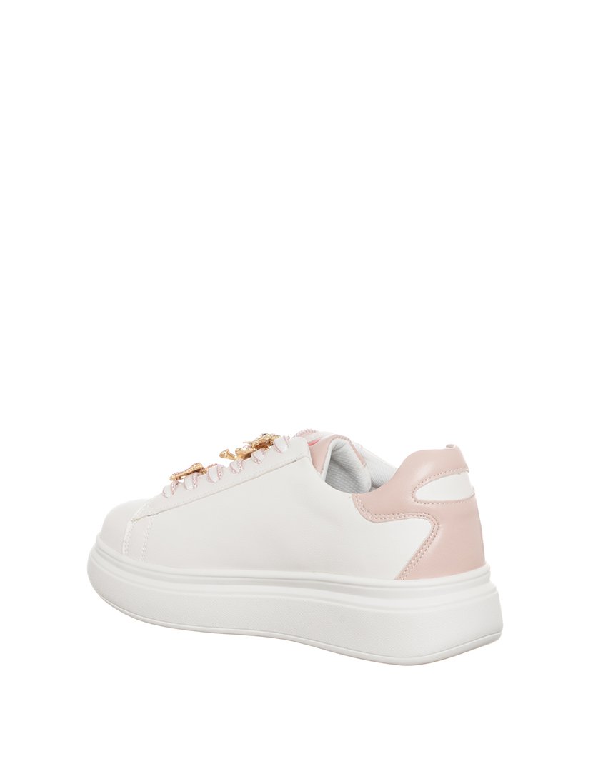 Ténis Senhora Branco e Rosa