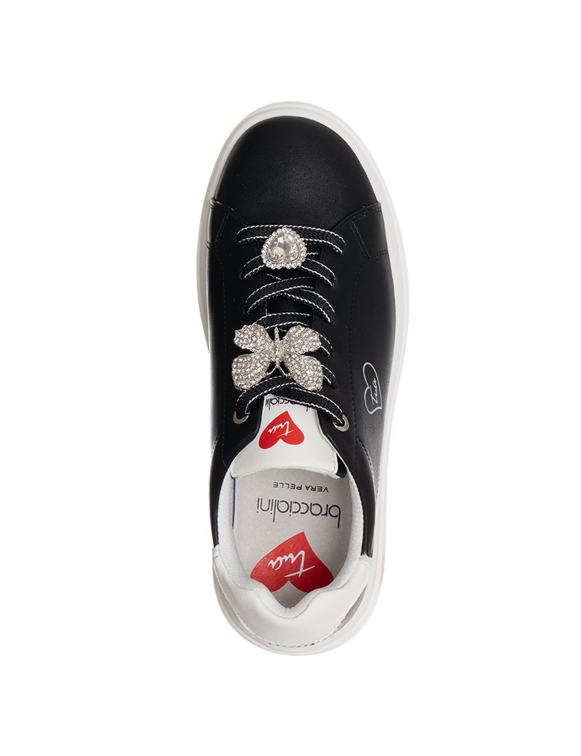 Ténis Senhora Preto e Branco