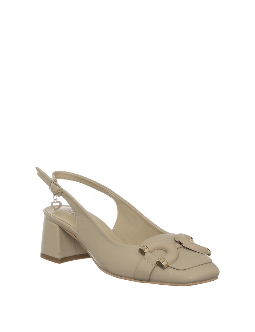 Sandálias com Salto Senhora Bege