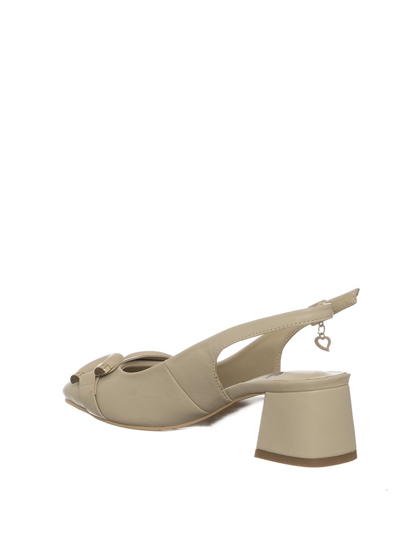 Sandálias com Salto Senhora Bege