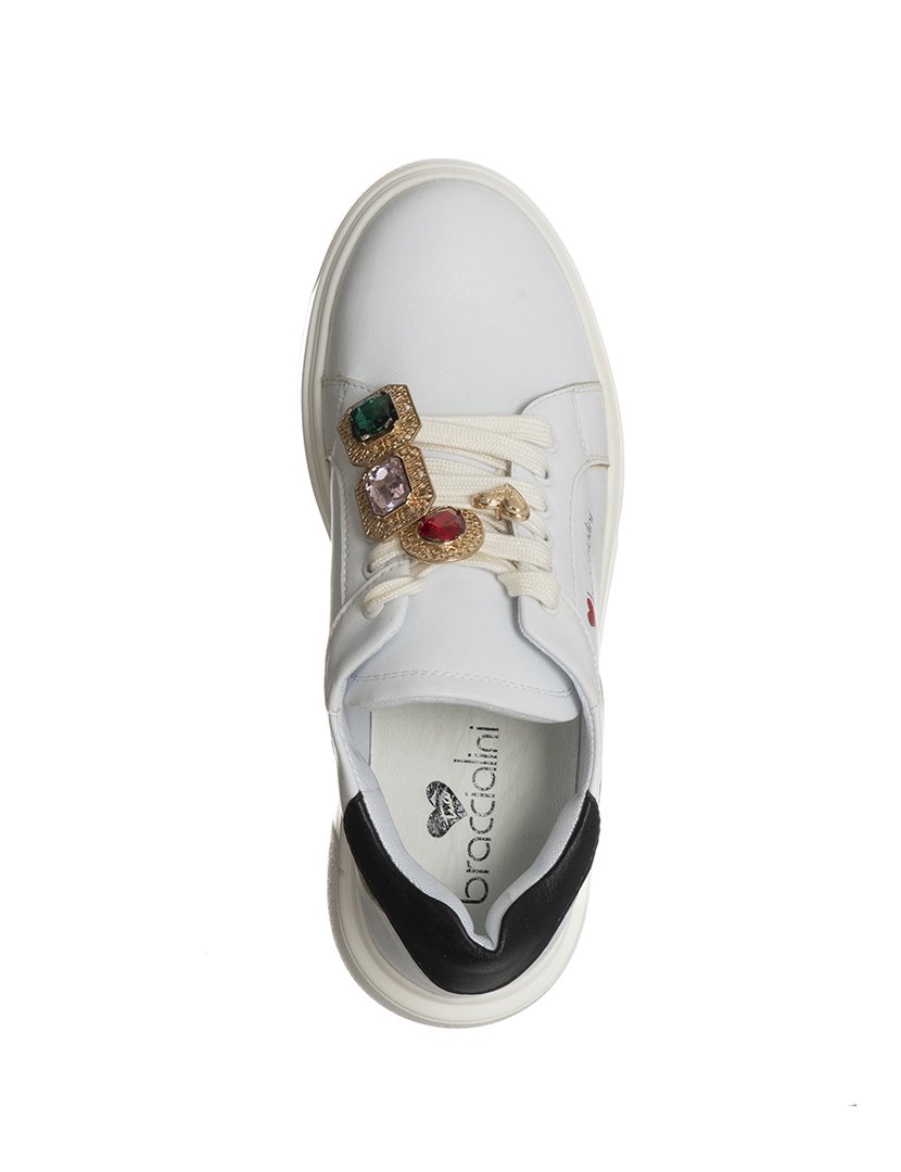 Ténis Senhora Branco e Preto